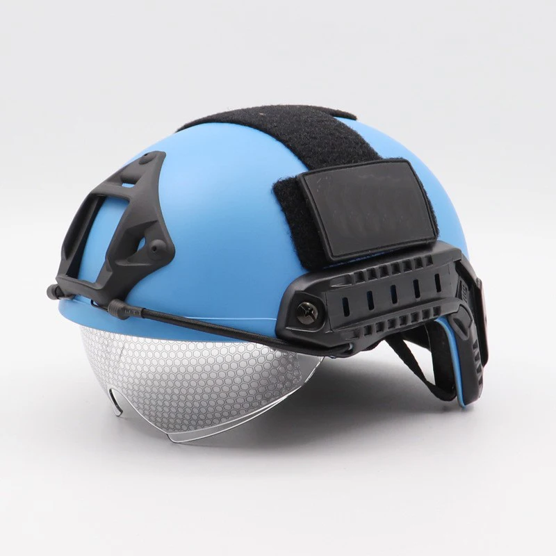 fast MH tactical helmet open face helmet abs safety helmet With eyepiece