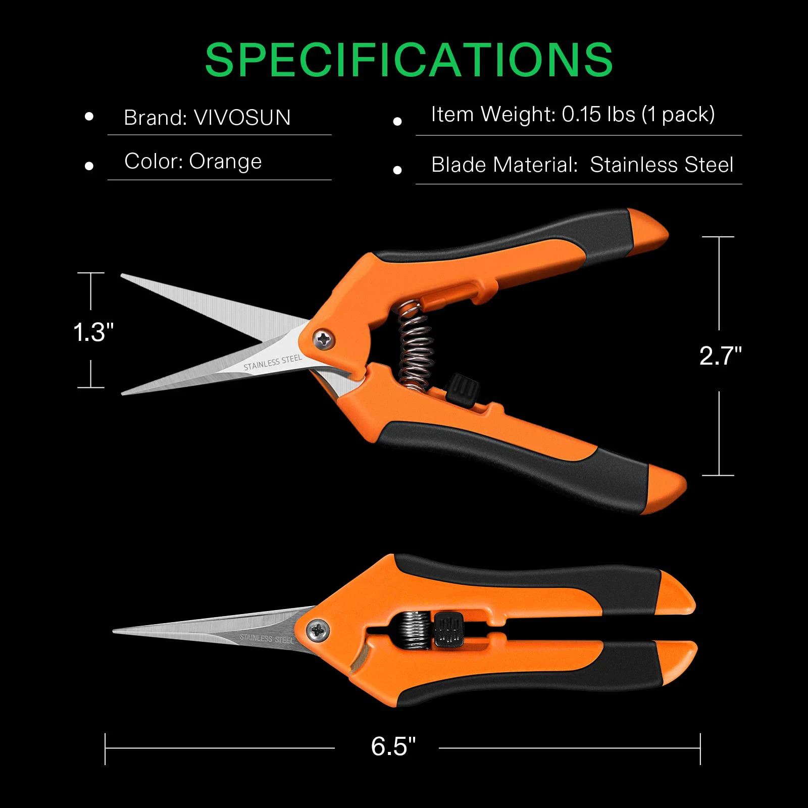 Promotional Price Spring Gardening Grape Curved Tree Bypass Professional Flower Garden Scissors Pruning Shears