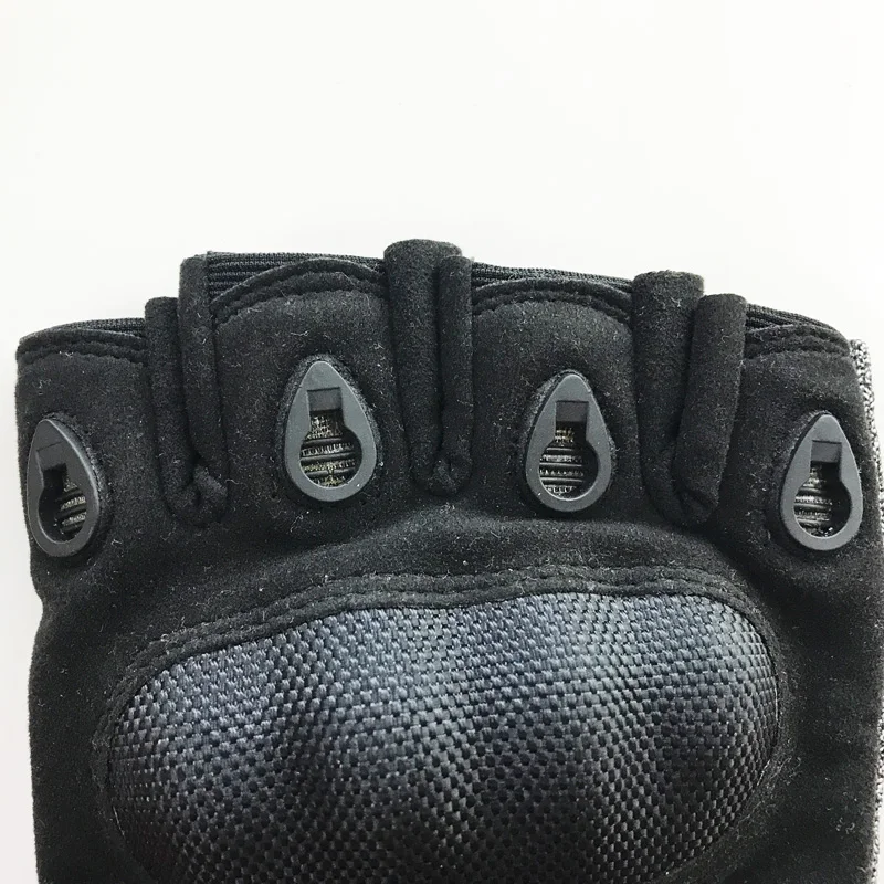 Hard Knuckle Fingerless Half Finger Climbing Outdoor Sport Workout Hunting Gloves