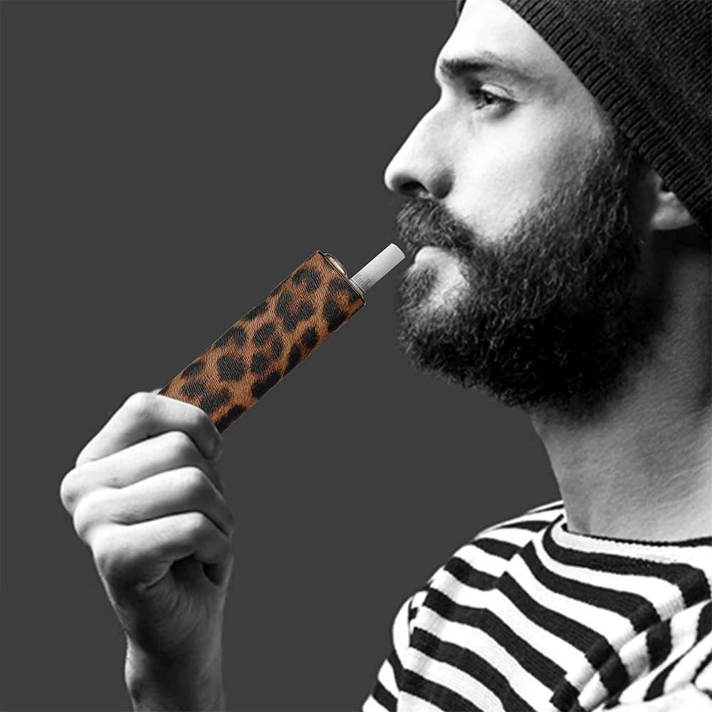 4 Colors Portable Cigarette Smoking Cases PU Leather Case for Iqos iluma One Cover