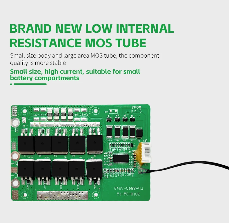 3s 4s 20A 30A 40 A 50A 12V lithium battery BMS battery protection board for UPS portable power station solar storage system