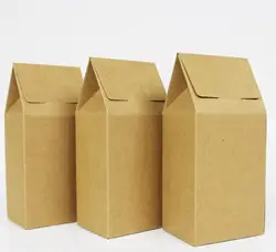 Factory direct fashion multifunctional food grade kraft paper takeaway packaging bag