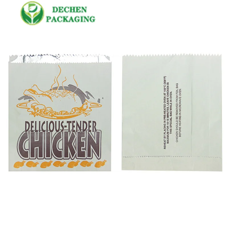 Bags For Chickens Roasts Foil Laminate Paper Pouch Popcorn Chicken Packaging