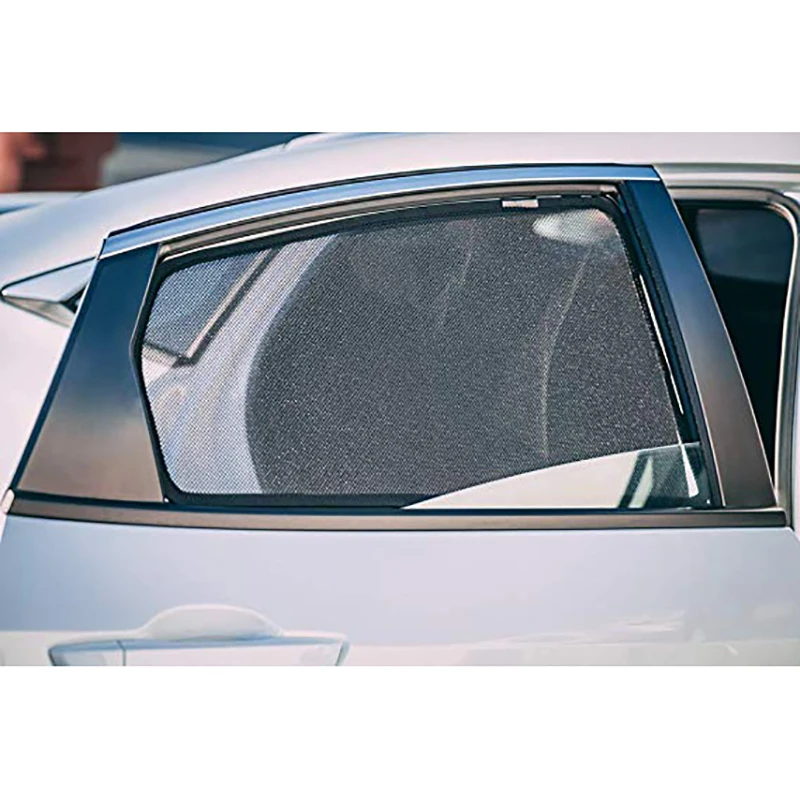 Rear Magnetic Car Sunshade Foldable Curtain Side Window Mesh Kids Sun Visor For Mitsubishi Pajero V73 V75 V93 V97 2007-2017