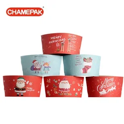 custom printed disposable eco hot and cold die cut coffee  cupsleeve with your own logo