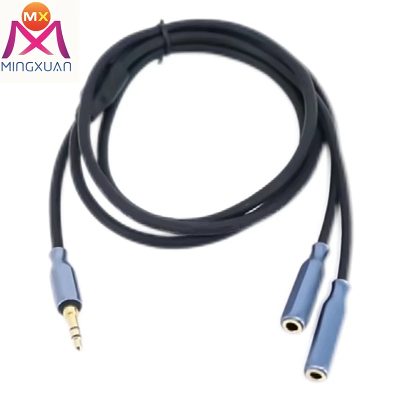 1M Headset Splitter Cable Phone Audio Connection Adapter Converter computer mobile TV input