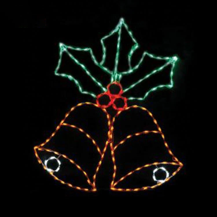Оптовые индивидуальные украшения 2d Led праздник Рождество BallsStreet мотив
