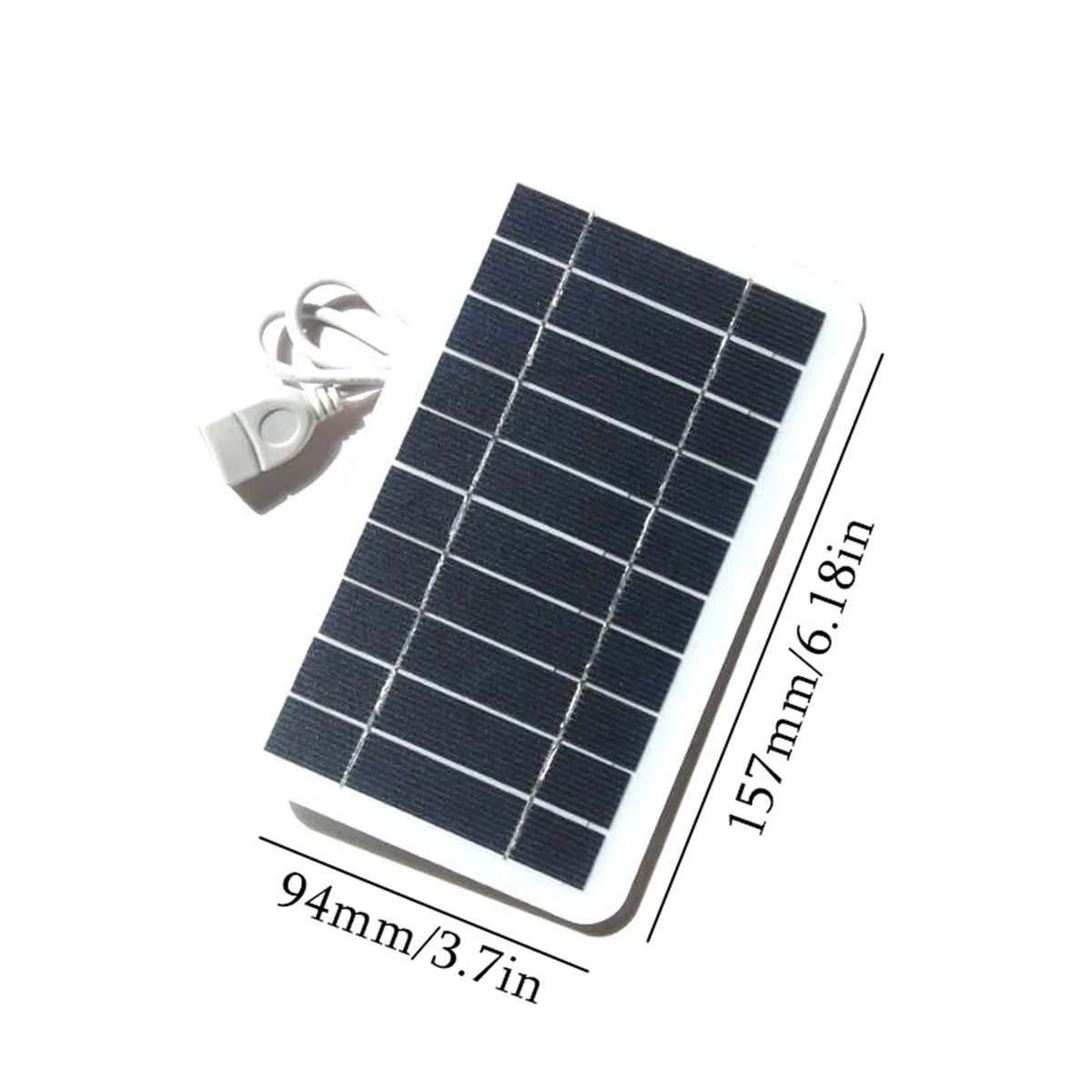 Дропшиппинг 2W5V Солнечная зарядная панель наружное зарядное устройство с поиском и услугами исполнения Бесплатная доставка в США