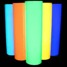 DERFLEX Easy to cut Pvc luminous Film Glowing Luminous Glow In The Dark At Night vinyl roll