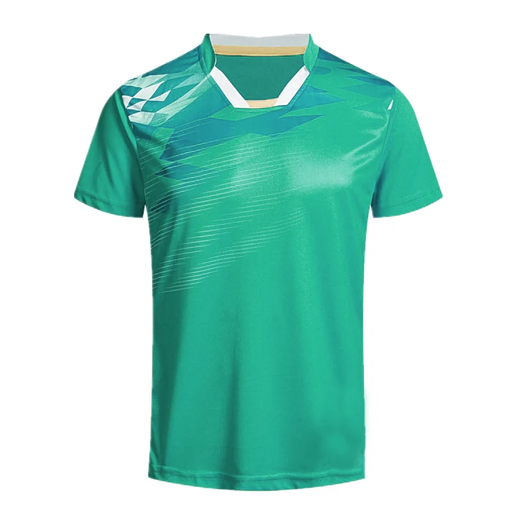 Wholesale custom table tennis uniform , blank badminton jersey ,men women badminton