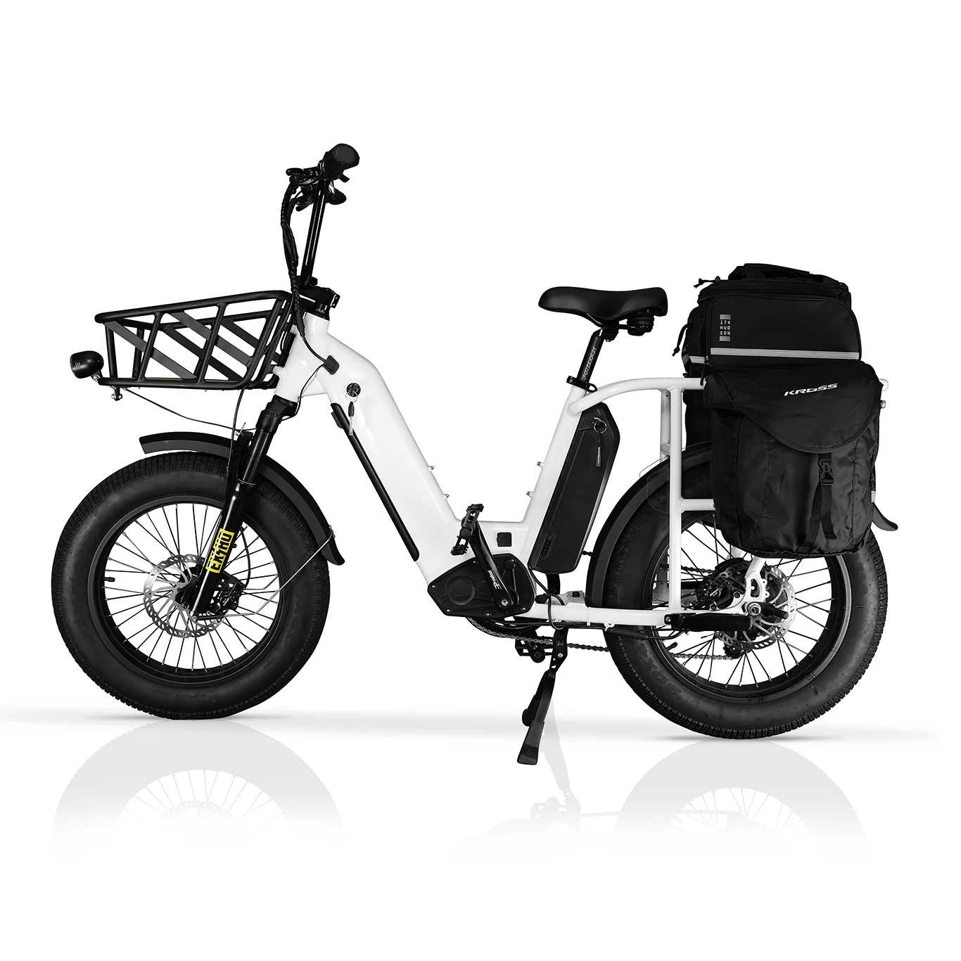 GreenPedel Convenient dual battery long seat ebike 750W powerful motor electric cargo bike