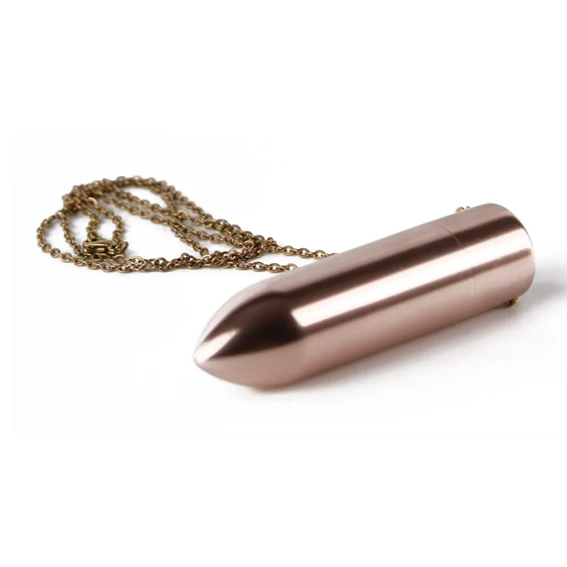 10 вибраций Usb-вибратор Золотое мини-ожерелье секс-игрушка вибратор для женщин