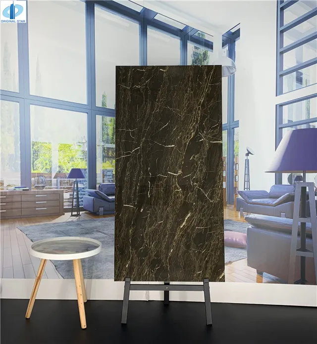 Red glazed polished porcelain floor tiles and wall tiles size 60x120 china tile