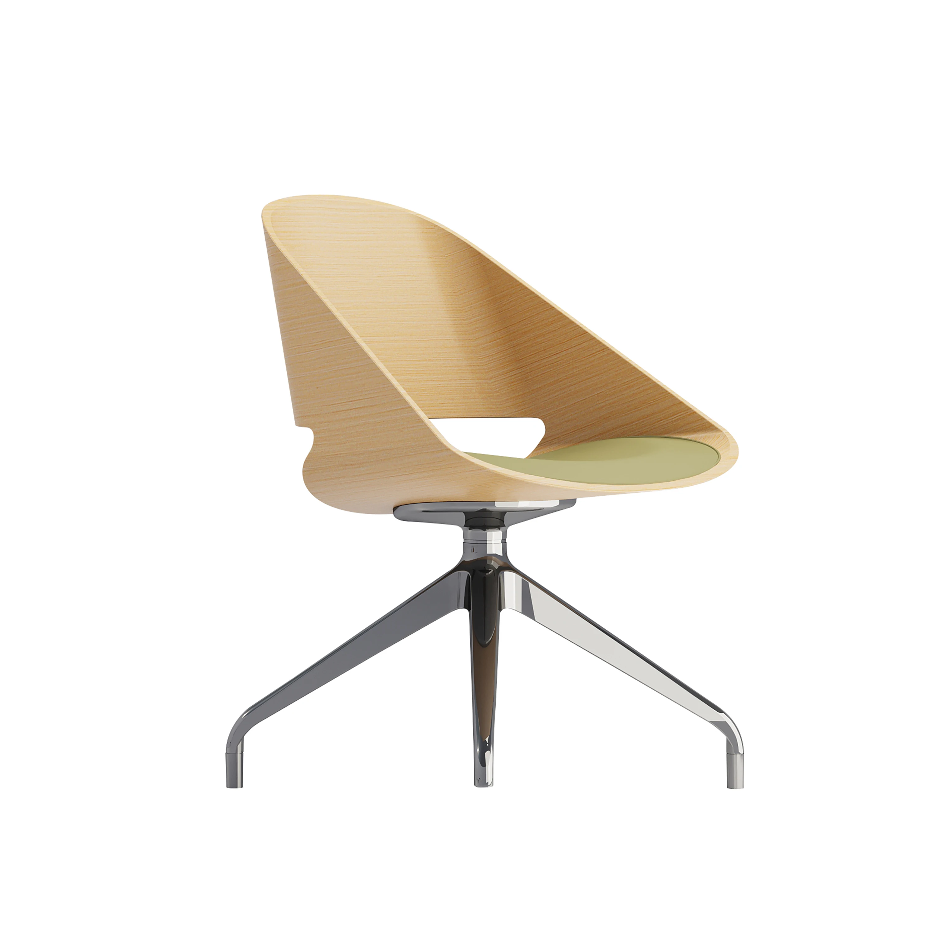 OMNI Compact Office Seat for Small Spaces Comfortable Desk Chair with 360-Degree Rotation