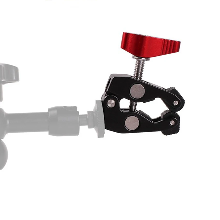 VGEET New Multifunctional Fixable Super Crab Claw Metal Clamp For Camera Accessory