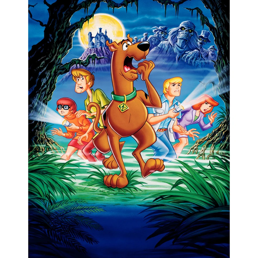 Diamond Painting 5D Cartoon Scooby Doo DIY Diamond Embroidery Sale Home Decor Baby Gift Full Drill Square Dropshipping YIWU