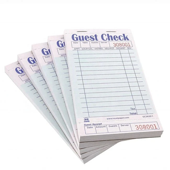 Custom Carbonless NCR Books Duplicate Invoices Receipts Sales Orders Purchase Orders