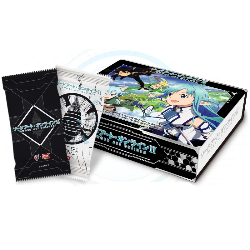 Google Япония аниме искусство меча коллекционные карты обмен призов SAO Kirigaya Kazuto Yuuki Asuna Booster игральные