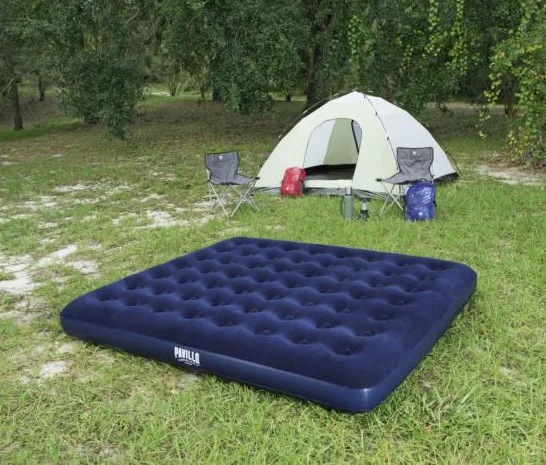 Bestway 67004 King size folded camping airbed self inflatable airbed air mattress travel bed