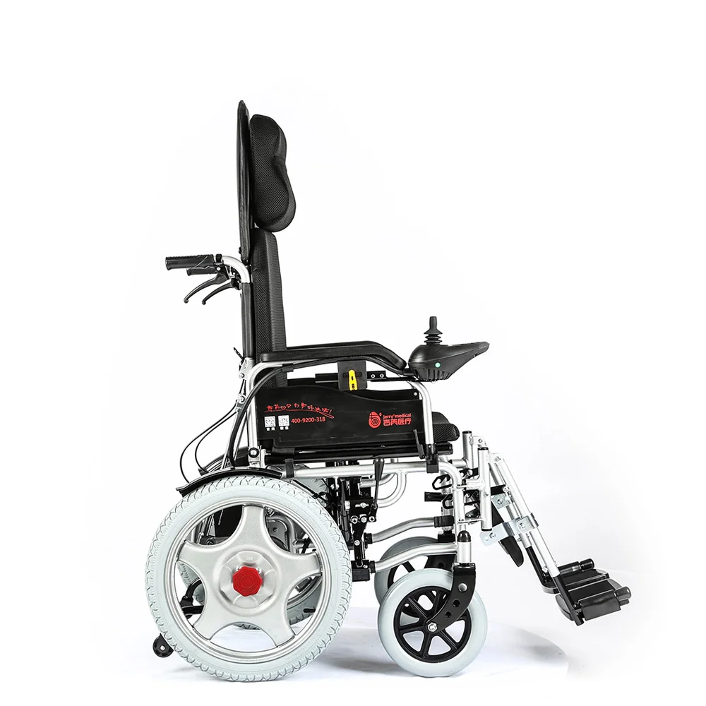 China Manufacturer Durable Flip-up Arm Rests Power Electric Wheelchair Lightweight