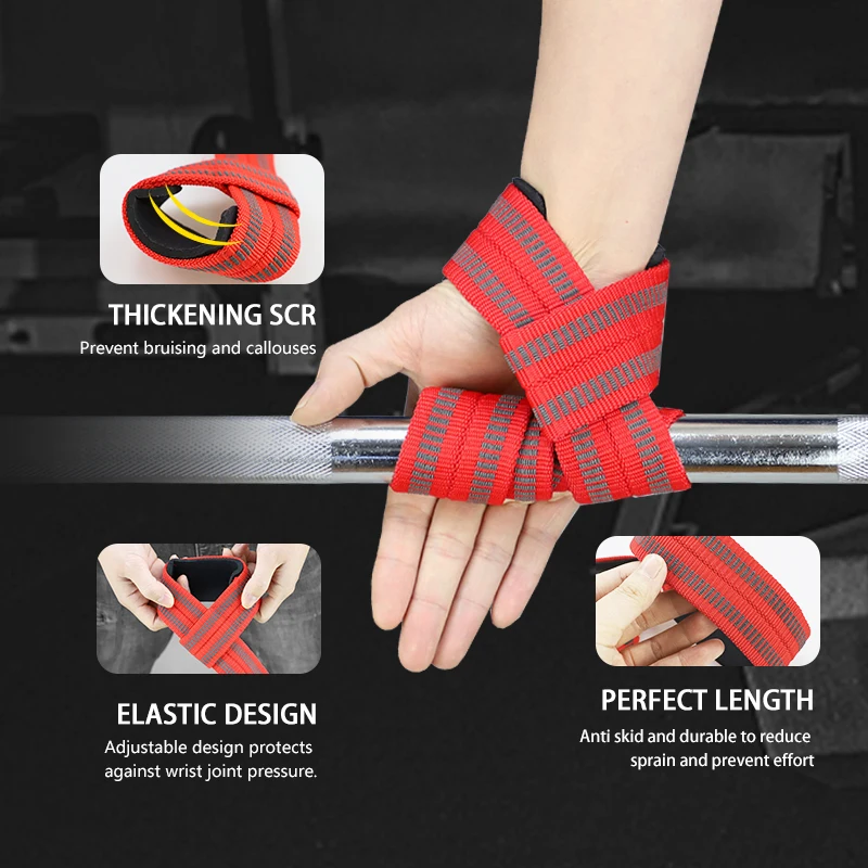 Durable SHIWEI-1006#Factory price Wrist wrap Custom Weight Lifting Wrist Straps brace