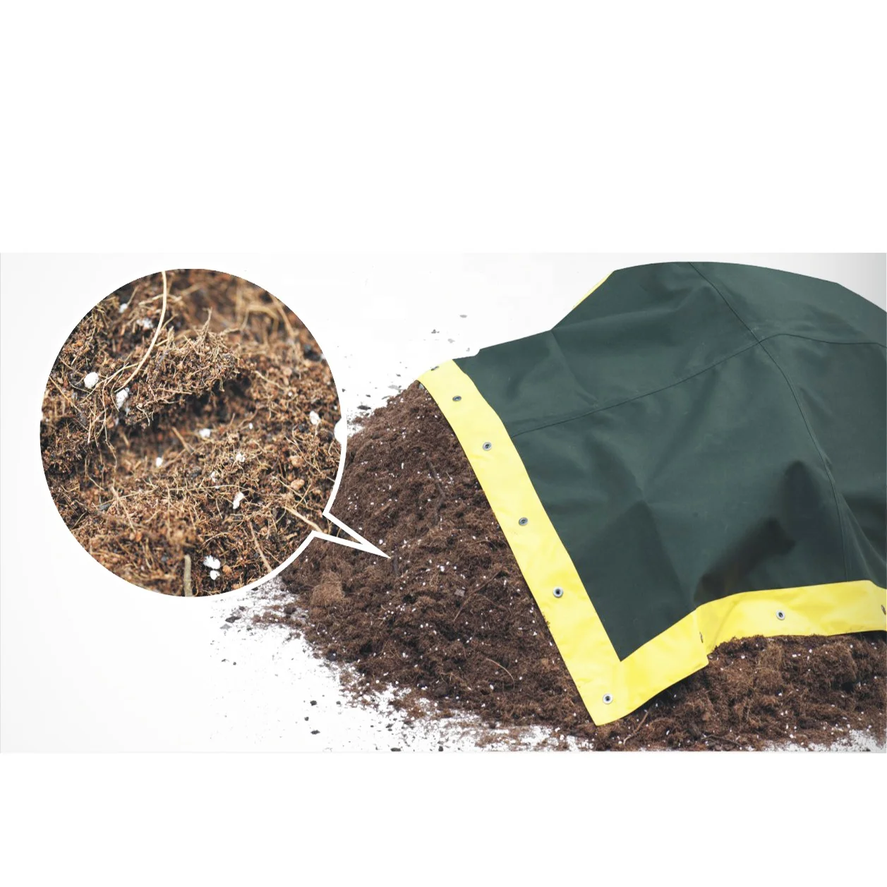 ePTFE nano windrow cover materials for Agriculture Waste and Organic Waste
