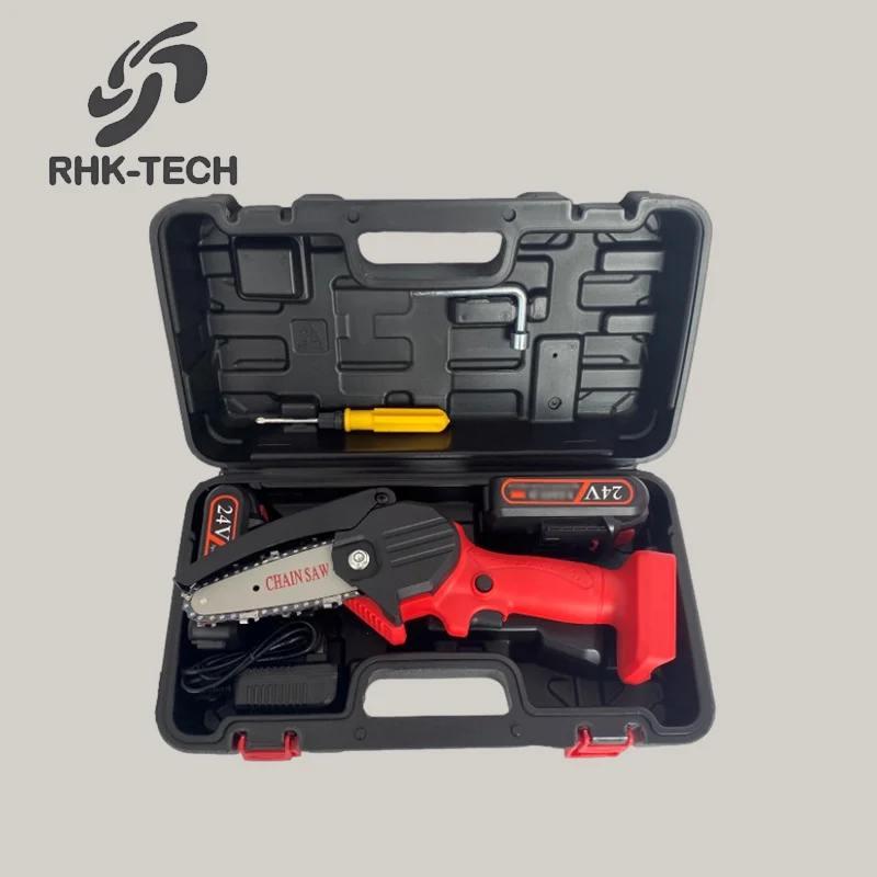 RHK Chain saw Professional Cutting Machine Attachment Electric Mini Chainsaw Portable Electric Chainsaw