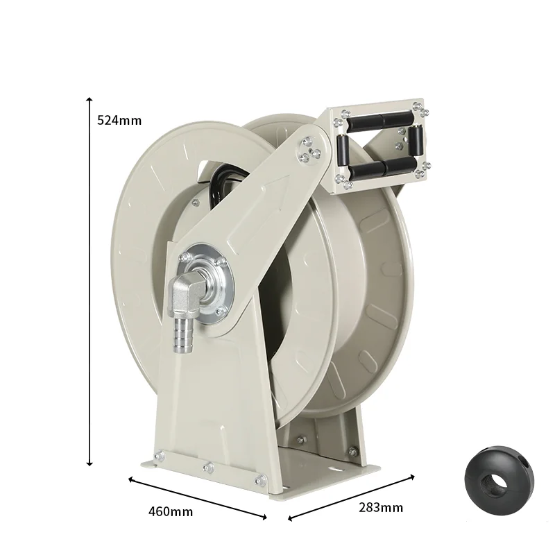 Factory Outlet Heavy Duty 1 Inch 10M/15M/20M/25M/30M Empty Reel Fuel Reel With Upper Guide Reel