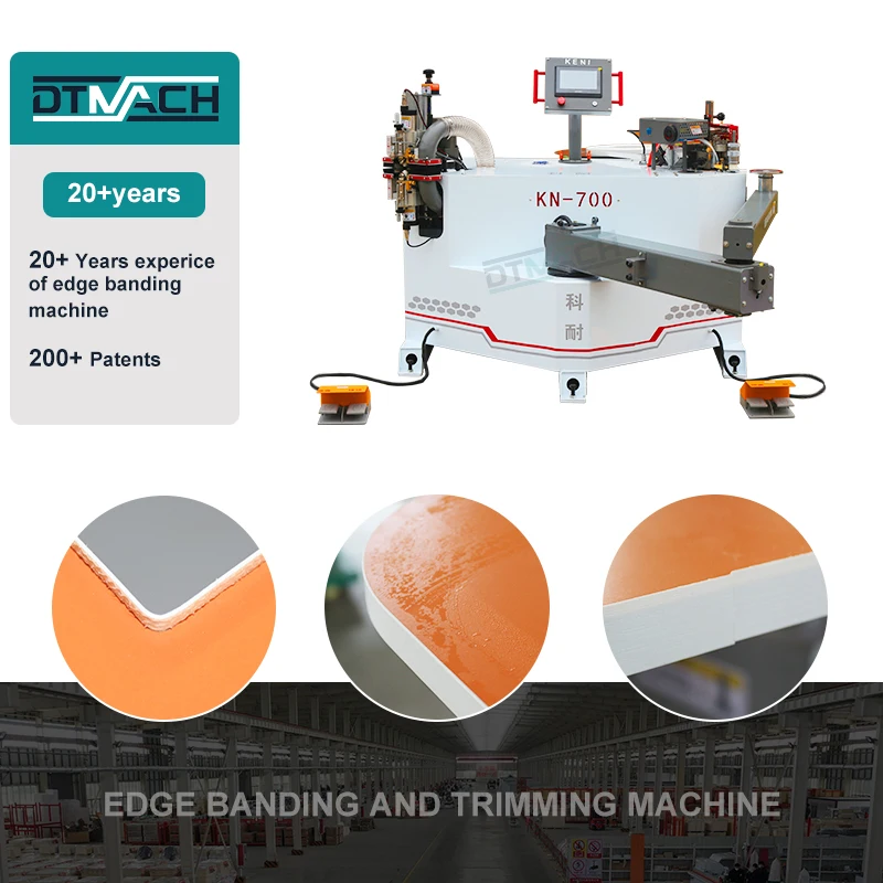 Dtmach KN-700 высокое качество кривой Кромкооблицовочный станок деревообрабатывающий автоматической для облицовывания кромок с