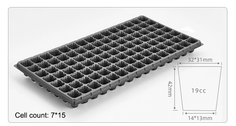On Sale Seed Tray Re Usable Trays With Lid 200 Cells Plug For Plant Propagation Nursery Seedling
