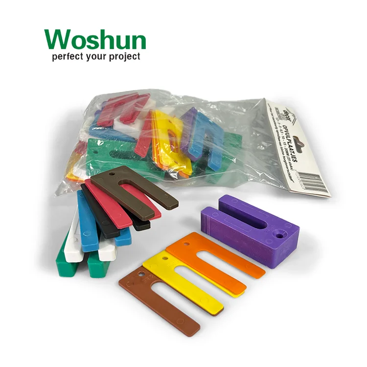 75x35mm,90x35mm,140x38mm Nylon Plastic U Shim Window Packer Factory Direct Sale Plastic Packer Plastic Shim Plate