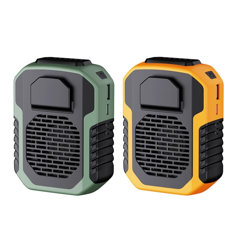 2023 new 6000mA Portable Waist Hanging Mini USB Fan Exhaust Outdoor Sports Air Conditioning Cooling fans