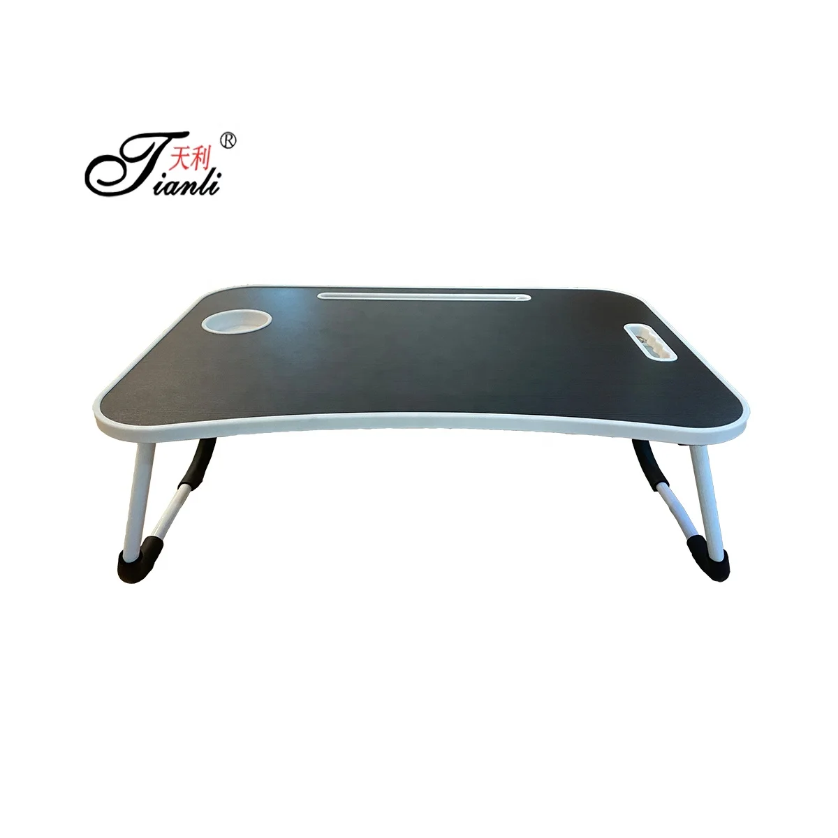 
Folding Laptop Table Notebook Desk Breakfast Serving Bed Trays Foldable Computer Desk Stand Lazy Bed Tray 