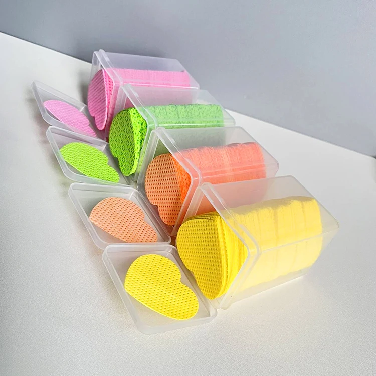 2024 wholesale Lint Free 200pcs Custom Pink Gel Remover Cotton Wipes Cleaning Cotton Sheet Nail Polish Remover Dispenser Nail Wi