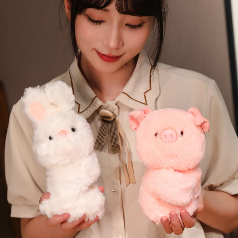 Cute a variety of animal sitting plush toy clap bracelet high quality stuffed toys for children to play with