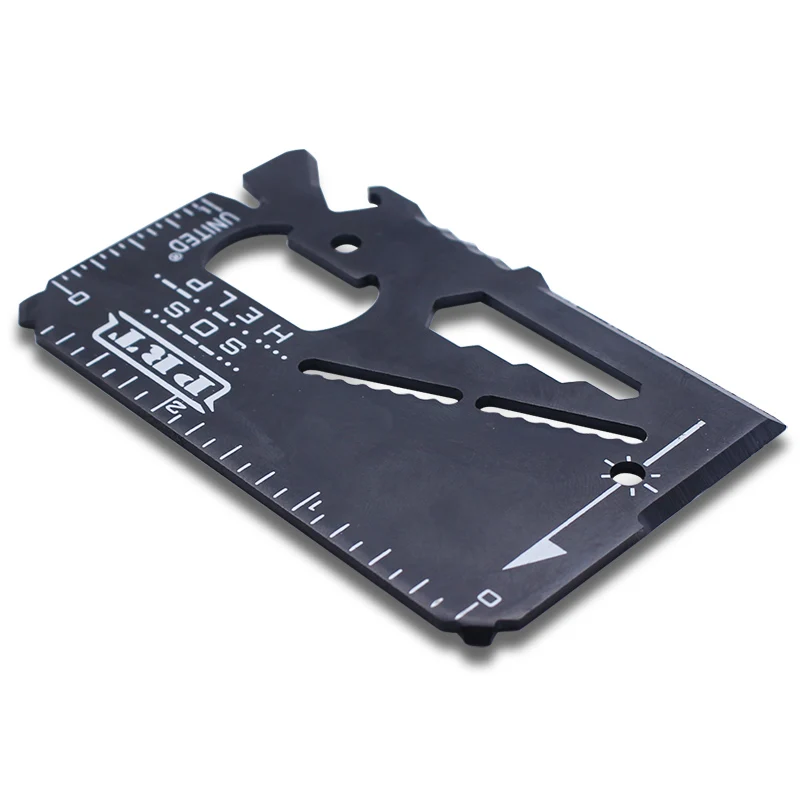 
11 in 1 Multitool Utility Key Wallet Stainless Steel Survival Pocket Tool Card 