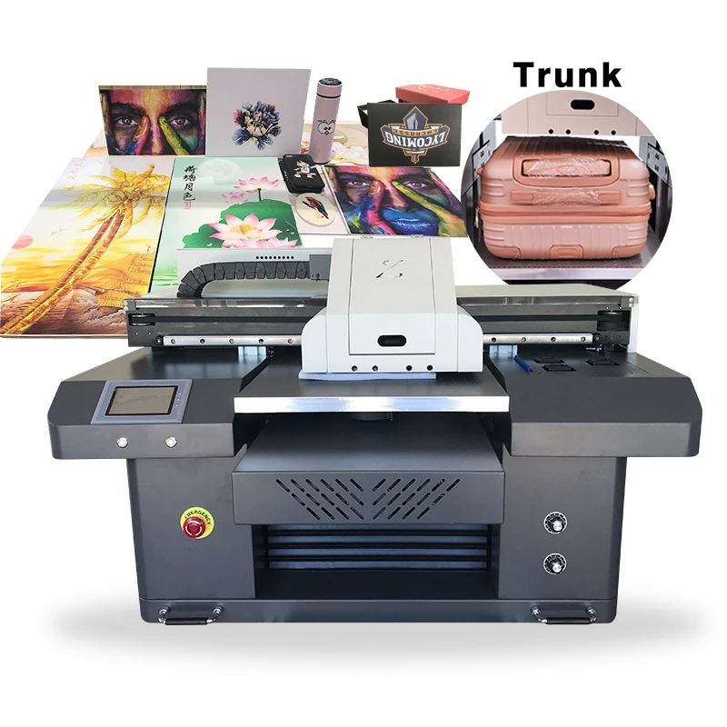 Jucolor 4560 Personalized Printing Machine for Promotional Gift Souvenir A2 UV Flatbed Printer with Rotary