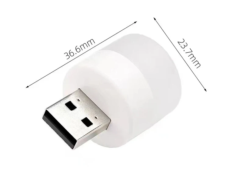 Гибкий мини USB Ночной светильник 25*24 мм 5 в ПВХ USB-светильник