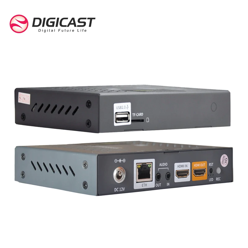 MINI Low Cost live Streaming RTMP HTTP H.265 HEVC 1080P WEBRTC single HD to IP Video Encoder