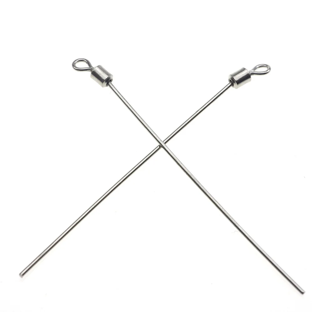 Fishing Tackle Fishing swivel snap brass rig clip Rolling swivel brass long pole swivel