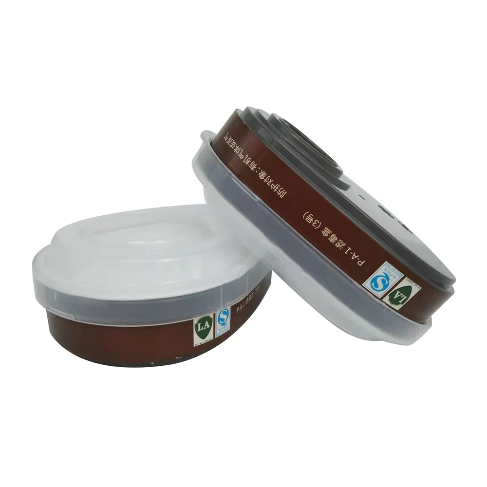 CNSTRONG OEM ODM ST-LDT3 model Chemical Gas Filter Cartridge for Organic Gas Vapor canister with bayonet full face respirator