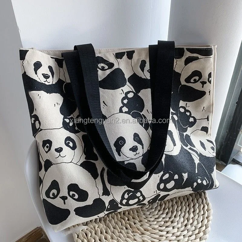 Canvas cotton shopping tote bag canvas tote cotton bag printed eco tote bag