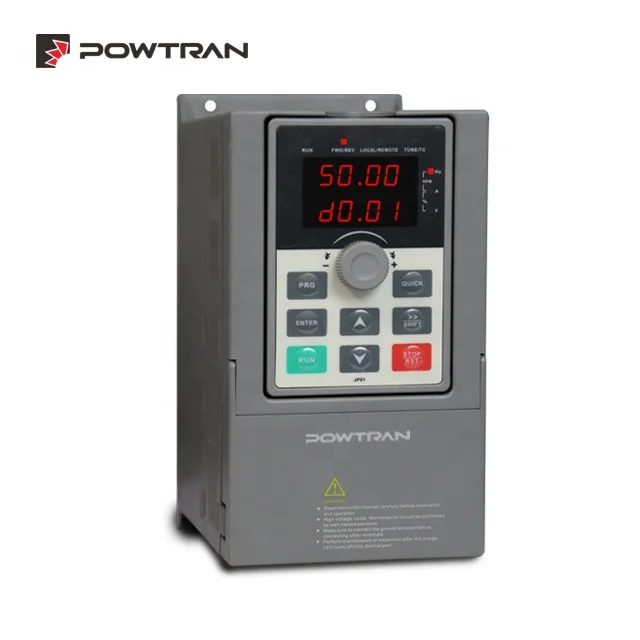 Powtran Power Supply Good-quality Inverter One Phase to Three Phase Variable Speed Inverter Frequency Converter 220V/380V VFD