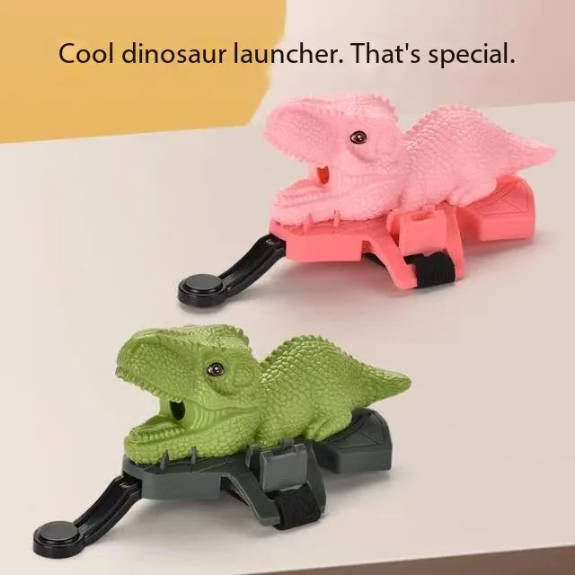 New Item Stem dinosaur shooter watch toys pink and green Shooting fire guns Children Outdoor Party Sport game For kids