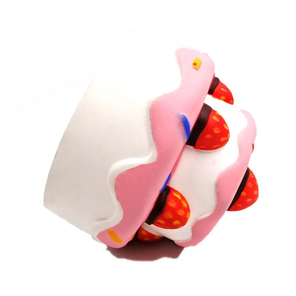 Pu Stress Relieve Cream Scented Jumbo Slow Rising Foam Toys Cake Squishy