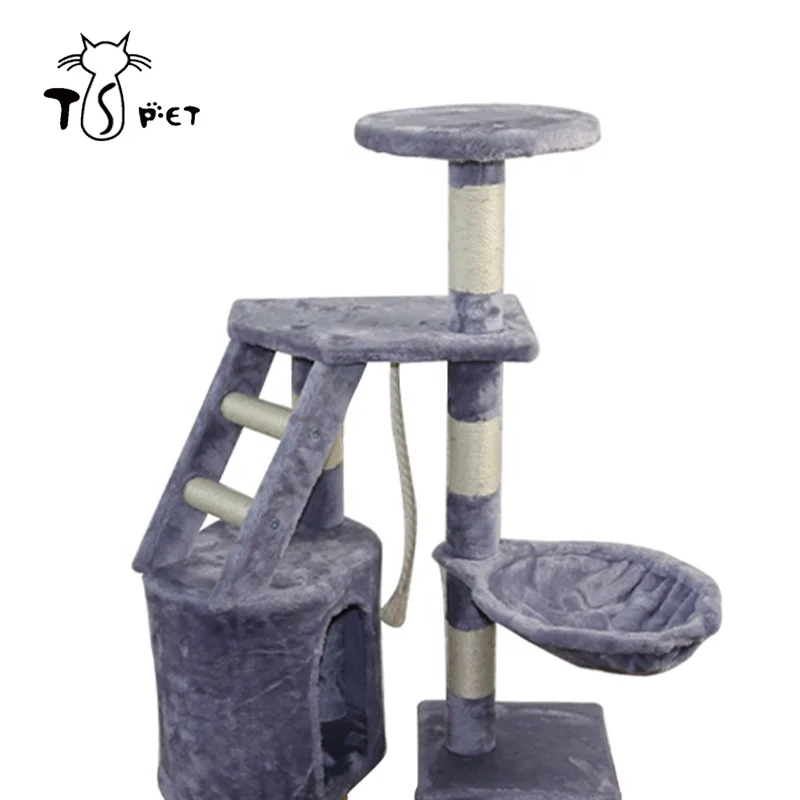 Китай производитель царапин дом восхождение и игрушка сизальная веревка долговечная кошачья царапина замок кошачье дерево