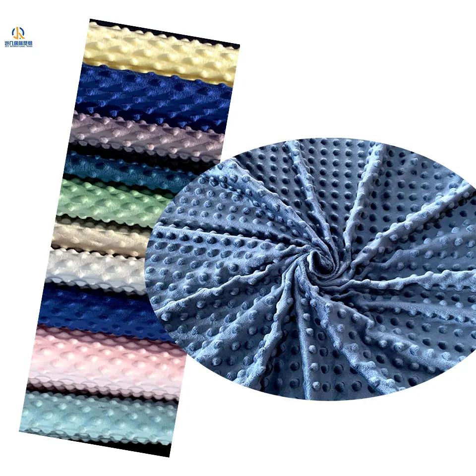 2023 фабричная Горячая 100% полиэфирная бархатная ткань в классическом стиле швейцарская горошек