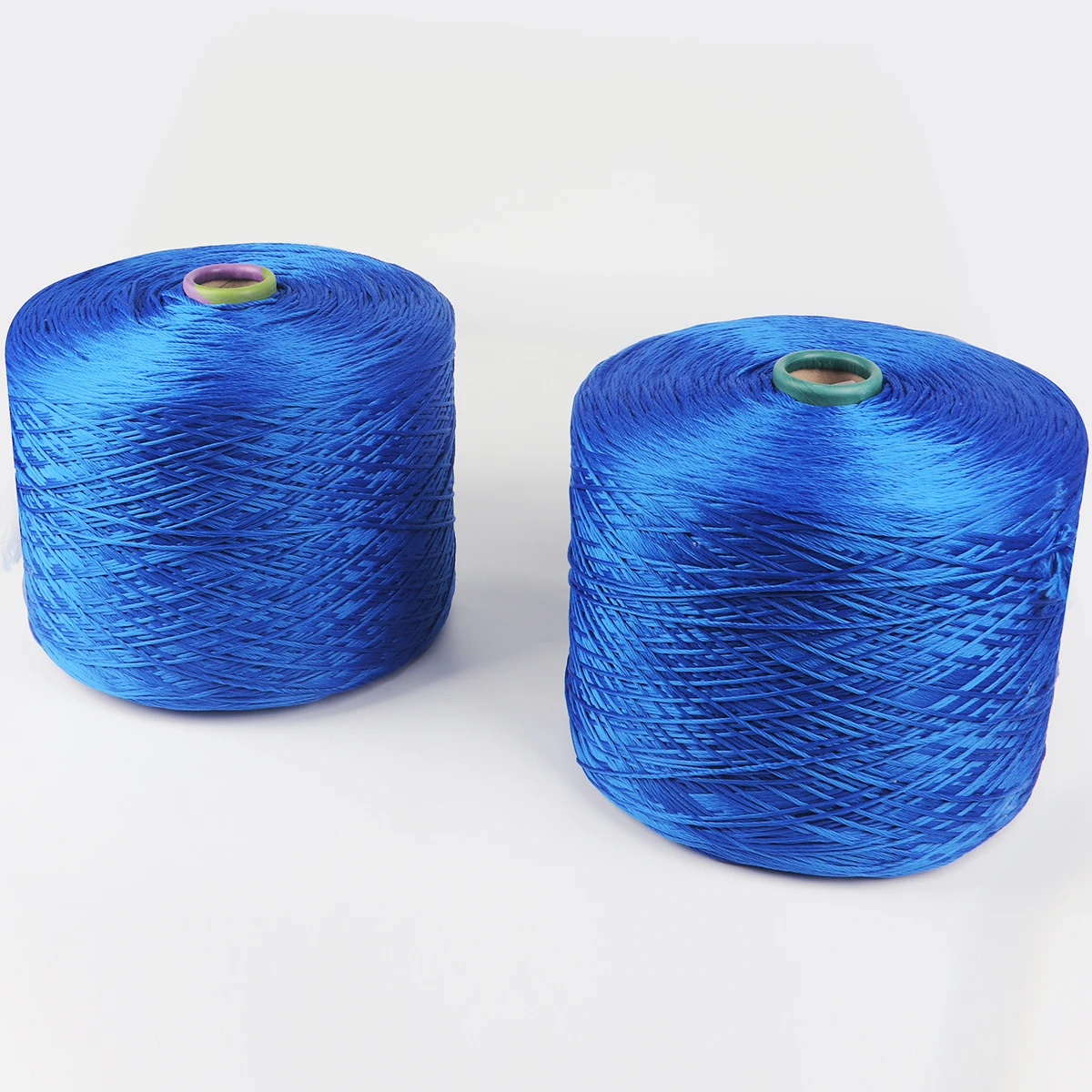 manufacturer blue microfiber raw materials for mop yarn rope 100% polyester mop threads