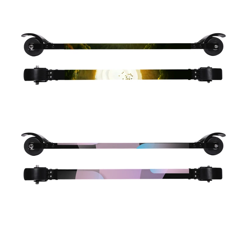 Hot sale Custom alpine ski Roller ski china Adult Freestyle/Traditional 6061 aluminium alloy Wheel skis
