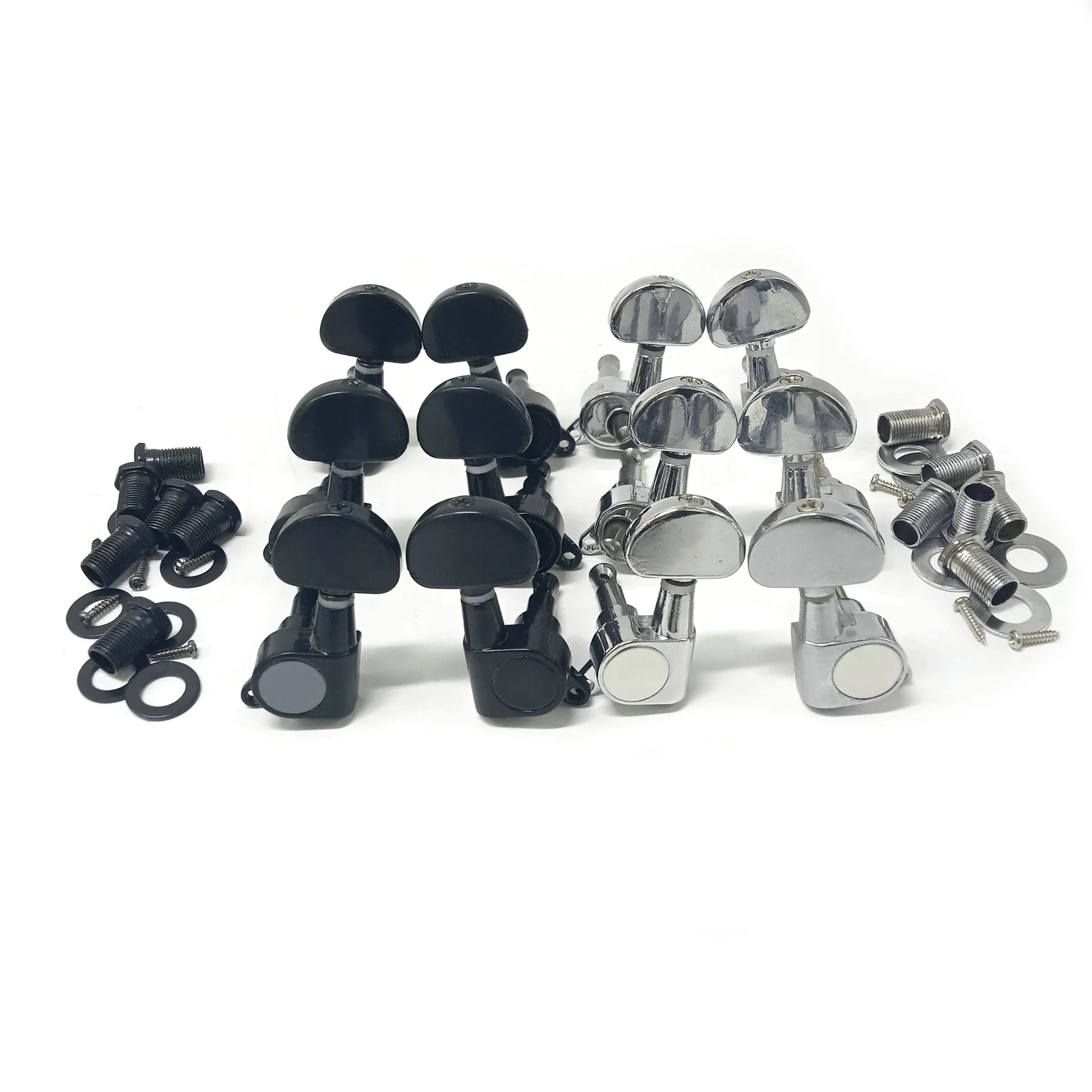 China Supplier Guitar Tuning Pegs Full Enclosed Metal Chord Knob Tuning Pegs For Guitar Musical Instrument